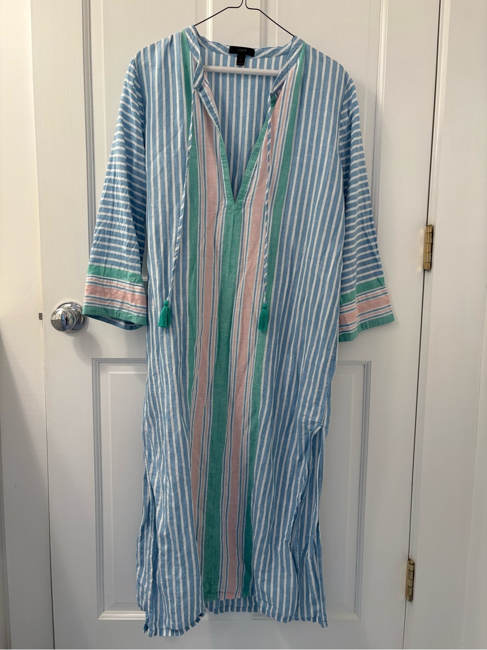 J. Crew Linen/Cotton Blend Swim Coverup
